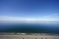 From the bluffs above Cook's Inlet - sorry it is so hazy.