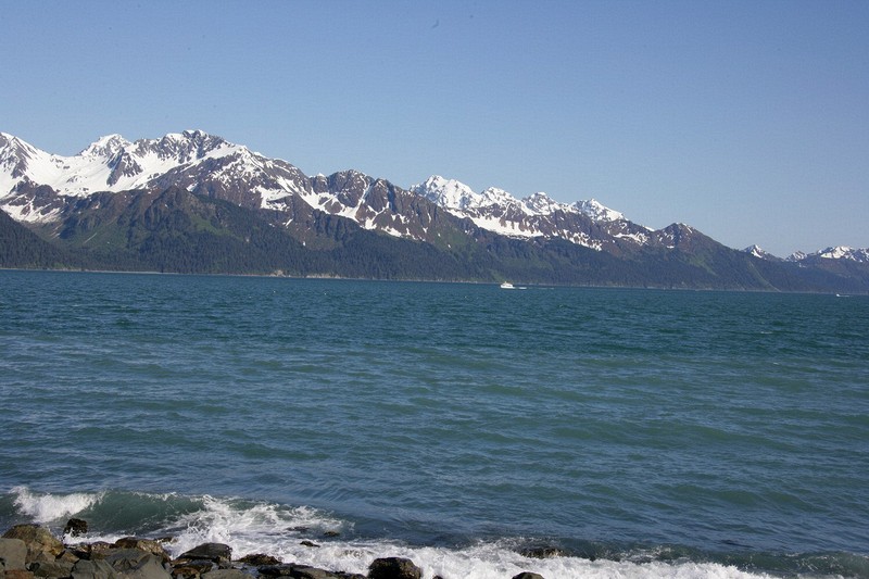 Resurrection Bay from Seward.