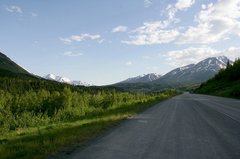Heading back to Anchorage on the Seward Highway.
