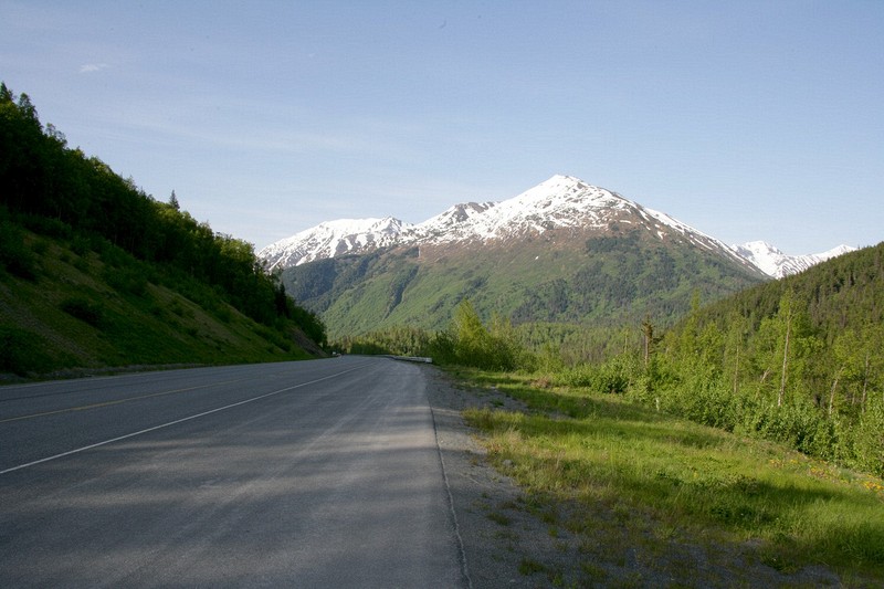 Heading back to Anchorage on the Seward Highway.