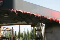 This Texaco burned on April 7.  The tow driver remembers using it as his gas stop.
