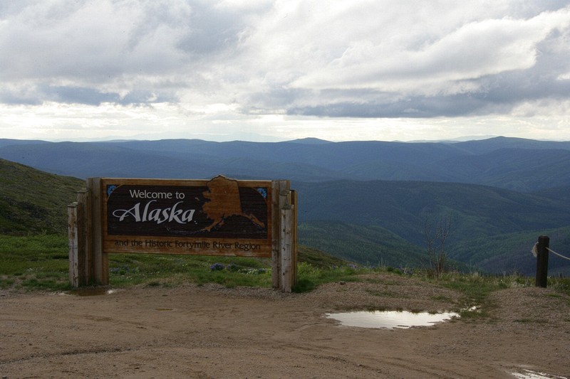From the Top of the World Highway - I missed this when we went across in the tow truck