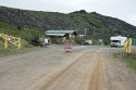 The Canada - USA border on theTop of the World Highway.  Last night I arrived at about 8:30.