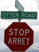 I would think "STOP" would be universal.