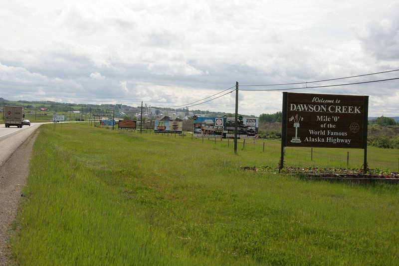 Back to Dawson Creek after about 15 days