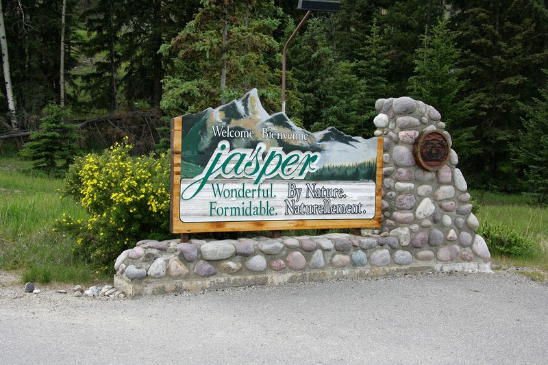 In Jasper for the night, so that I could get an early start on the Icefields Highway