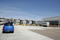 The border had very light traffic.  Having a Passport, while not required yet, made the procedure a whole lot quicker.