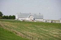 This barn, just south of Calgary has caught our attention each time we have passed it.  I have also seen it in a number of travel brochures.  I thought we would finally get our own picture.  I found it really easy to get my horizon off on photos when taking pictures with my helmet on.  It was something I really tried to improve upon as the trip went on.