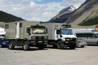 These are some serious motorhomes