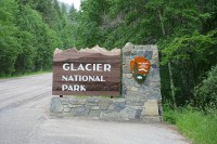 Despite the fact that Going to the Sun Road was closed due to a rockslide, I decided to go as far as I could from the west entrance.