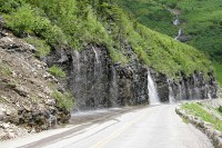 The weeping wall is about as far as youcan go, due to the rockslide. This is 28 miles from the west entrance.  You can see the rest of the park by coming down from the east entrance.