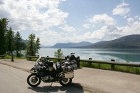Here is my trusty steed again.  Despite the problem earlier in the trip, I totally trust and appreciate the bike.  It has proven to be more capable than any other bike I have owned and more comfortable than I would have expected.