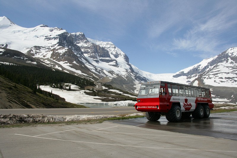 Another of the many Ice Explorers.  There are between 15 and 20 of these running each day.  They all depart from this location.