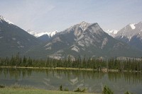 This is at the Jasper end of the icefields Highway. Now I am heading out of the mountains toward Grande Prairie.