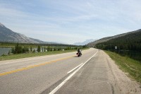 This is at the Jasper end of the icefields Highway. Now I am heading out of the mountains toward Grande Prairie.