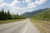 More of the lonely laska Highway.  When I returned a few weeks later it was very busy with motorhomes.