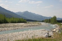 The alaska Highway to Watson Lake, Yukon