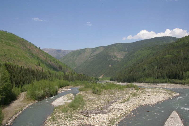 Along the Alaska Highway in British Columbia