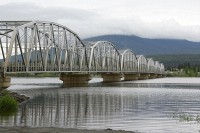 The bridge over Teslin Lake