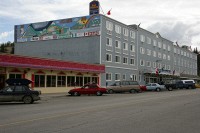 The Best Western Gold Rush.  I chose this hotel because I needed Internet access for the night.  The room was nice, but they would not let me park the bike out front where it would be more visible.  They did let a Harley park out front later that evening.  I guess 'motorcycle' friendly' is brand specific.