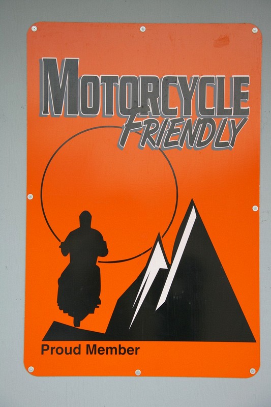 This sign was all over Canada.  Apparently the Best Western has a narrow definition of what a motorcycle is.