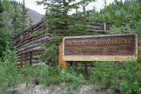 I happened upon the Montague Roadhouse Historic Site.  These roadhouses were built every 20 or 30 miles along the Overland Trail.  This one was built in 1915 and used until the 1950s.