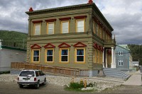 Various architectural photographs from Dawson, City, Yukon.