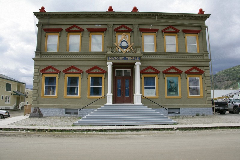 Various architectural photographs from Dawson, City, Yukon.