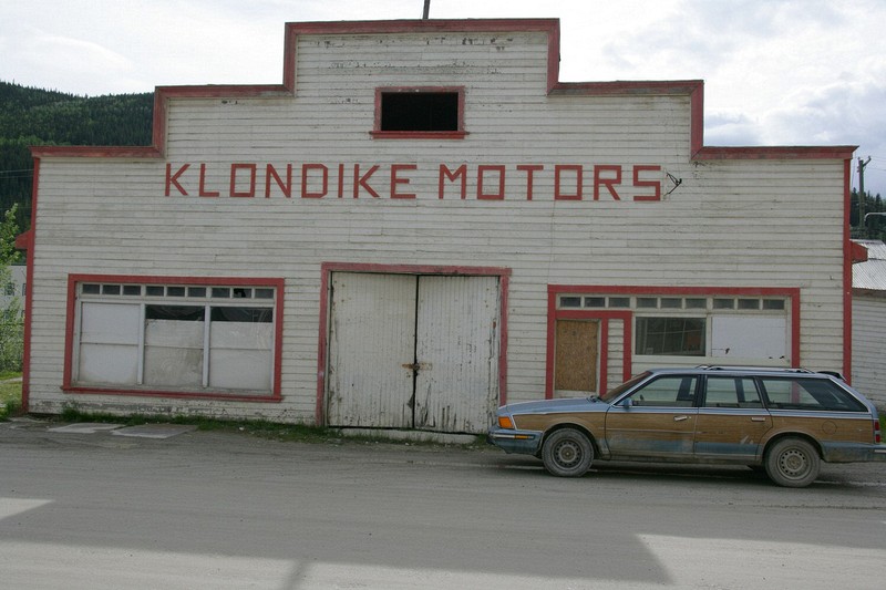 Various architectural photographs from Dawson, City, Yukon.