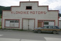 Various architectural photographs from Dawson, City, Yukon.
