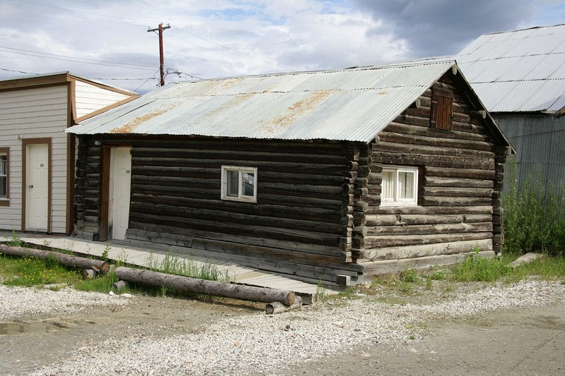 Various architectural photographs from Dawson, City, Yukon.