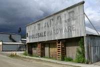 Various architectural photographs from Dawson, City, Yukon.