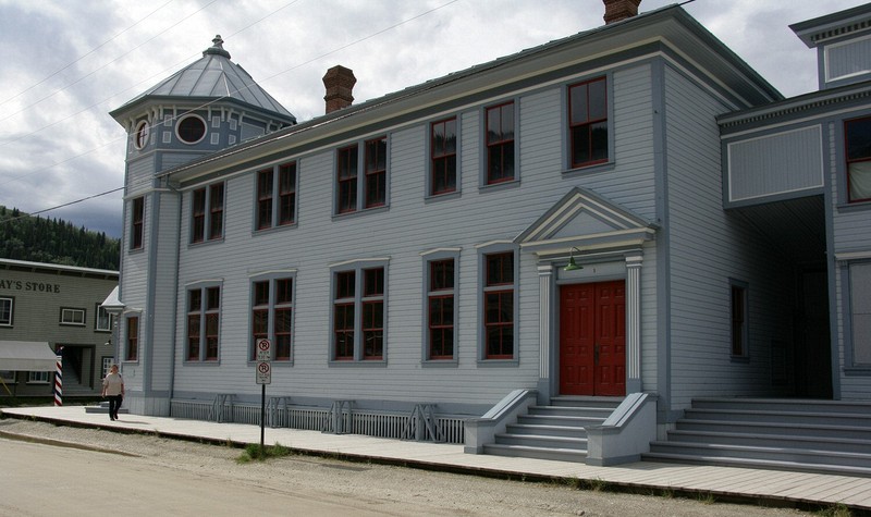 Various architectural photographs from Dawson, City, Yukon.