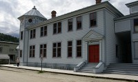 Various architectural photographs from Dawson, City, Yukon.