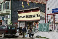 Various architectural photographs from Dawson, City, Yukon.