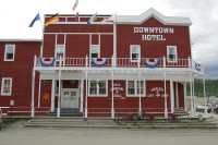 Various architectural photographs from Dawson, City, Yukon.