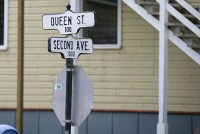 Various architectural photographs from Dawson, City, Yukon.