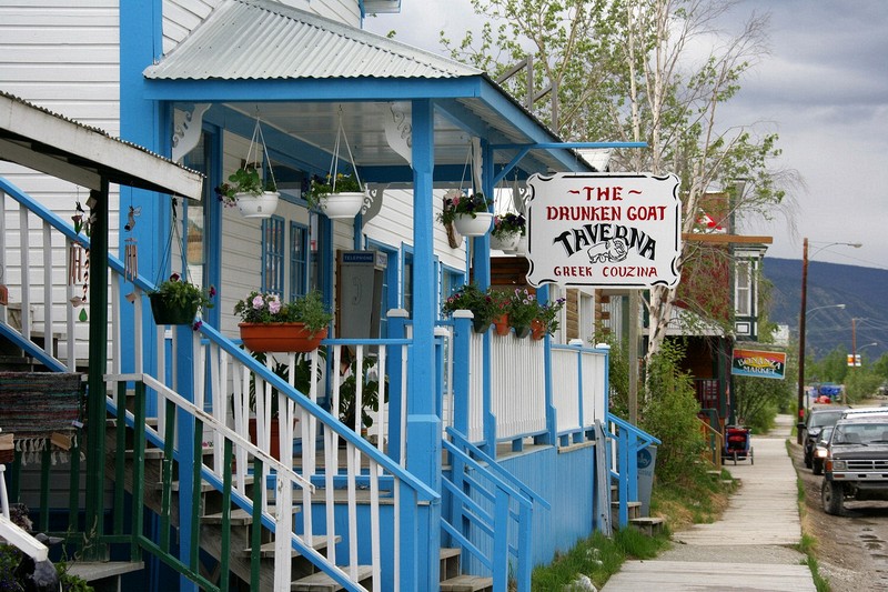 Various architectural photographs from Dawson, City, Yukon.
