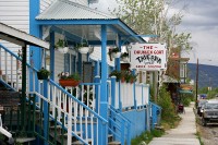 Various architectural photographs from Dawson, City, Yukon.