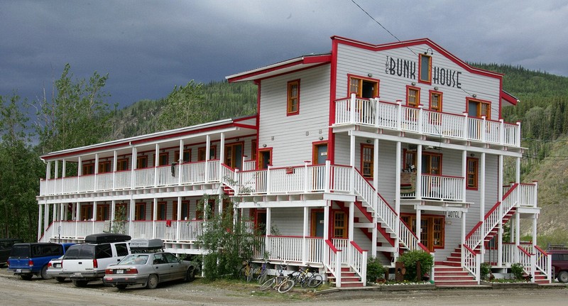 Various architectural photographs from Dawson, City, Yukon.