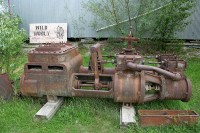 Various architectural photographs from Dawson, City, Yukon.