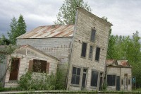 Various architectural photographs from Dawson, City, Yukon.