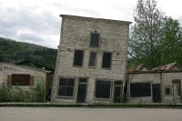 Various architectural photographs from Dawson, City, Yukon.