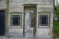 Various architectural photographs from Dawson, City, Yukon.