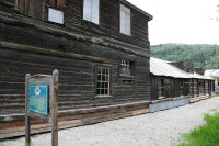 Various architectural photographs from Dawson, City, Yukon.
