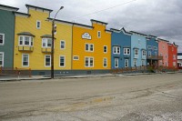 Various architectural photographs from Dawson, City, Yukon.
