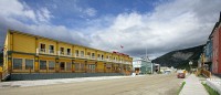 Various architectural photographs from Dawson, City, Yukon.