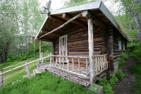Various architectural photographs from Dawson, City, Yukon.