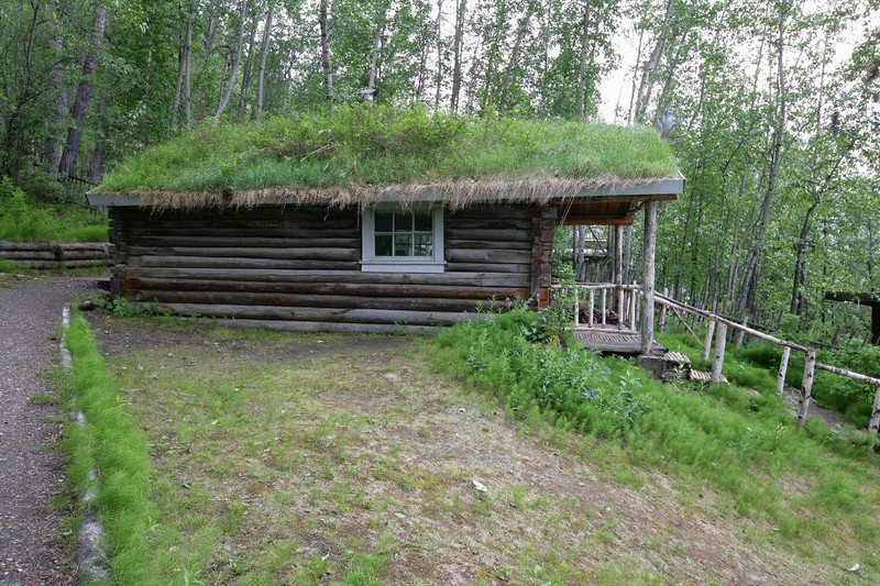Various architectural photographs from Dawson, City, Yukon.
