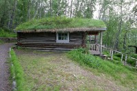 Various architectural photographs from Dawson, City, Yukon.